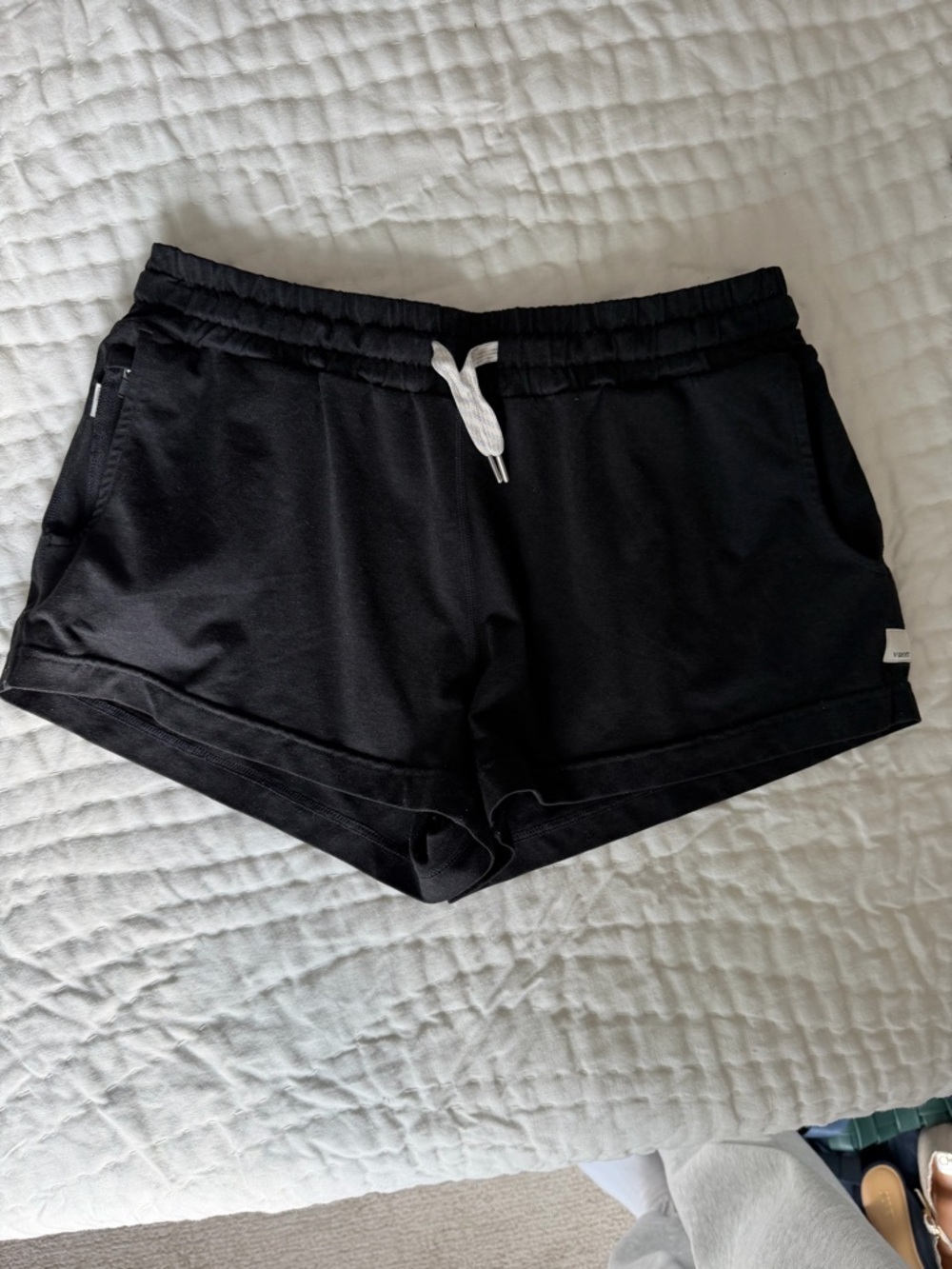 Vuori Black Drawstring Shorts